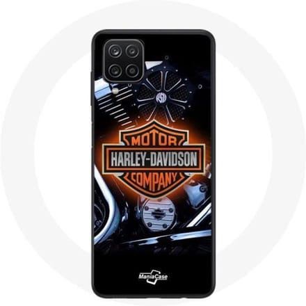 Samsung Galaxy A12 hoesje Harley Davidson MotoCycles-logo