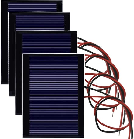 Dailygoody - 4x Mini Solar Panel 3V 0.3W - Ideaal voor DIY Projecten