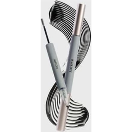 Kaxier - Dual-Ended Freehand Two-Pronged Eyeliner & Mascara - 3 Types 101# Gray Black (2g & 500mg)