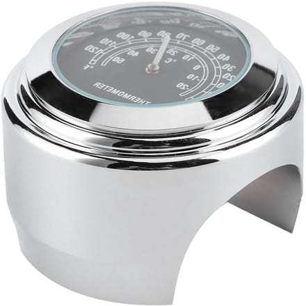 Stuur Thermometer - Motorfiets Temperatuurmeter - Rit Informatie - Waterdicht LCD Scherm - -20 tot 50 graden - Zwart