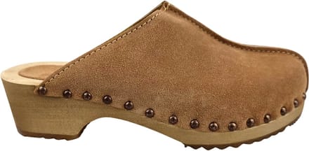 Dina Lykke Clog - suede edition - Beige - maat 43