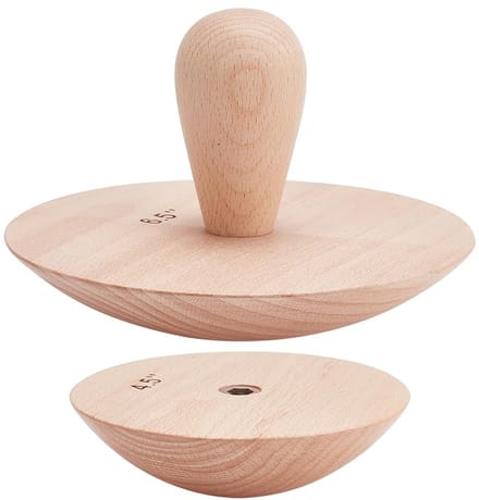 Dailygoods- Pottenbakvormen Set van 2 - Houten Keramische Potvormen
