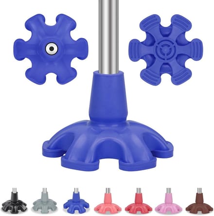 19mm Rubber Cap for Walking Stick - Non-Slip Self Standing Replacement Accessory with Extreme Grip