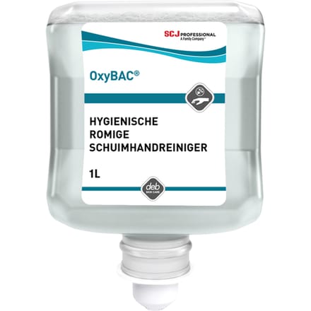 Handreiniger SCJ Oxy Bac Foam Wash antibacteriëel parfumvrij 1000ml | 6 stuks