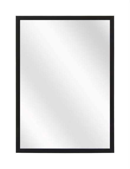 Spiegel met Luxe Aluminium Lijst - Mat Zwart - 24 x 30 cm