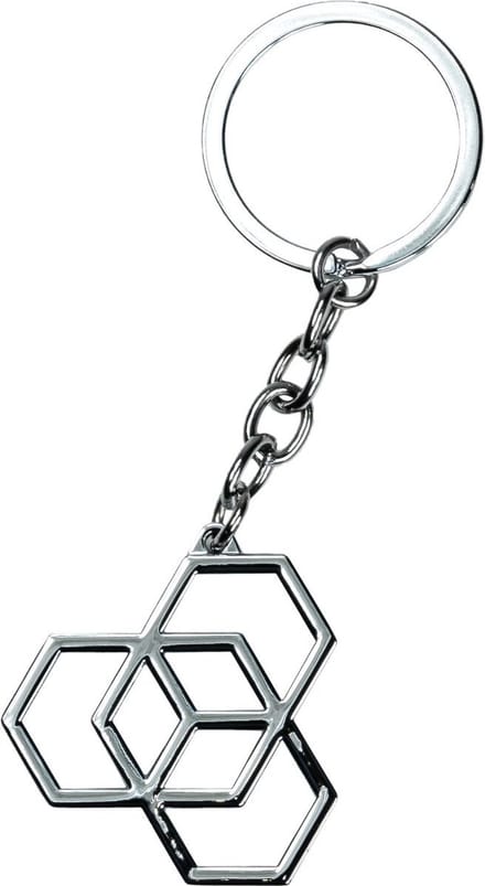 CARBON COLLECTIVE - Chrome Logo - Keyring