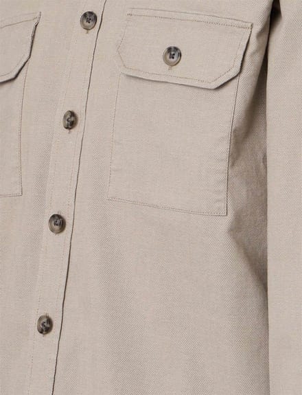 CASA MODA comfort fit overshirt - beige