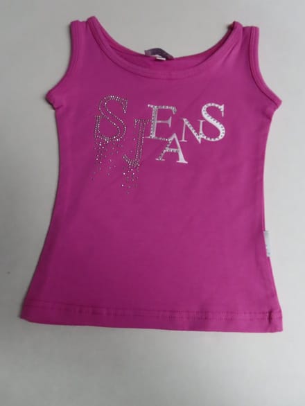 Topje - Meisje - Fuchia - S Jeans - Glitter - 2 jaar 92