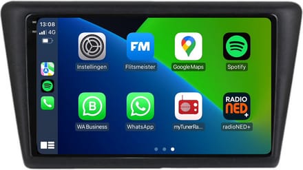 Carplay autoradio voor Skoda Rapid | 2012 t/m 2016 | Android 13 | Draadloos Apple Carplay & Android Auto | 2GB + 32GB | 8-Core processor | Davilon | 2025 model | 2012 2013 2014 2015 2016| Bluetooth & Wifi
