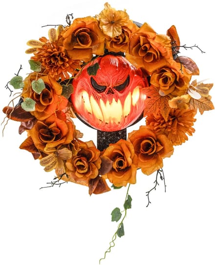 Outsunny Halloween Decoraties Polyester, Staal 44L x 9B x 44H cm Oranje