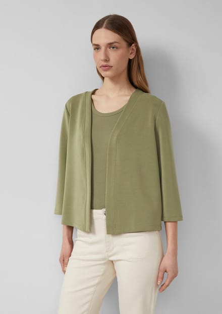 Zachte gemixte modal sweatshirt casual snit dames s.Oliver