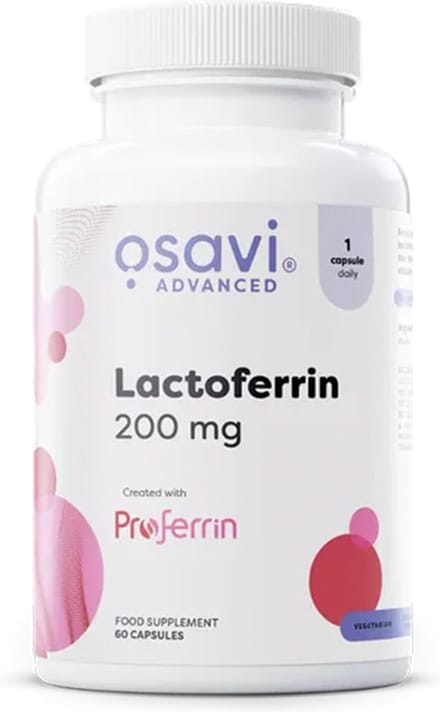 Osavi Lactoferrine 200 mg - Lichaamseigen Ijzerbindend Eiwit - Supplement - 60 Capsules