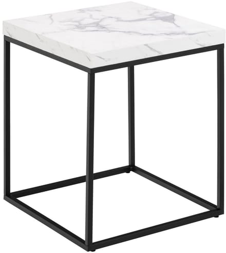 Salontafel Calen Marmer Wit 40x40cm - Giga Living