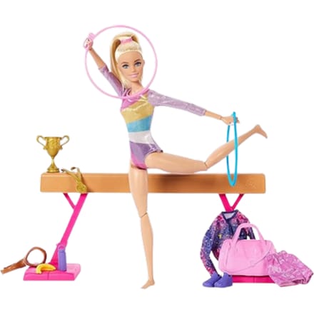Barbie Gymnastics Fashion Doll & Accessories Playset