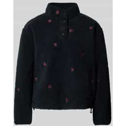 Sweatshirt met opstaande kraag, model 'KASEY'