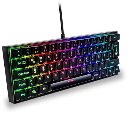 Surefire Bedraad Gamingtoetsenbord Voor Laptop/Pc, 60 Rgb Qwerty, Engels