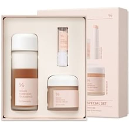 [Dr.Ceuracle] Vegan Kombucha Thee Speciale Set (Essence+GelCrème+Lippenbalsem) white