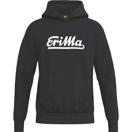 Erima Retro Hoodie Heren - Zwart | Maat: S