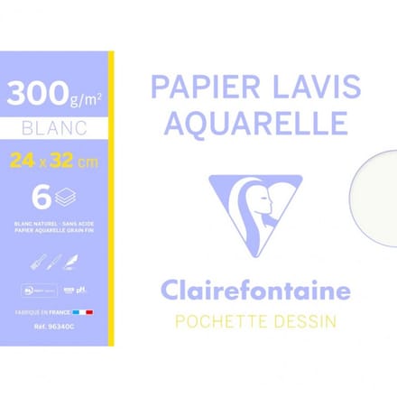 Clairefontaine Aquarelpapier, 240 x 320 mm