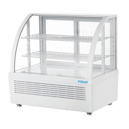 Polar C-serie countertop display koelkast wit 100L