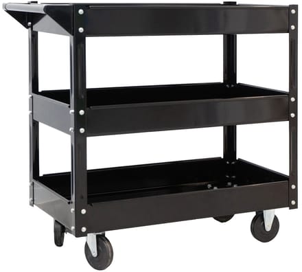 CROP Detailing Trolley - Zwart Gepoedercoat