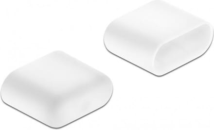 Afsluit cover voor USB-C (m) connector (10 stuks) / wit