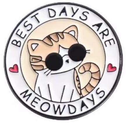 Pin Broche - enamel pin - kledingspeld - Meowdays