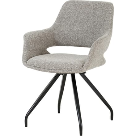 Livingfurn eetkamerstoel capp set van 2 61x61x88cm