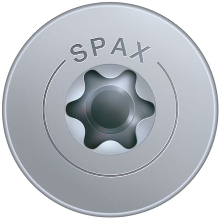 Achterwandschr Spax Deeldr Vernikkeld Pk Tx20 4.0X34 - 200 stuks