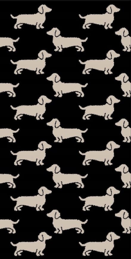 JOOP! Handdoke 'We Love Dogs' 80x150cm - Luxe Katoon