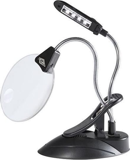 Wedo - Bureau loep met LED Lamp