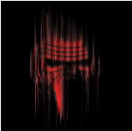 Kunstdruk Star Wars - Episode VII Kylo Ren Lines 40x40cm