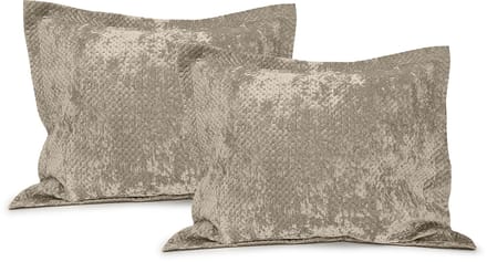 LINNICK Velvet Kussensloop - Bronze - Kussensloop 60x70cm - Kussenslopen Set van 2