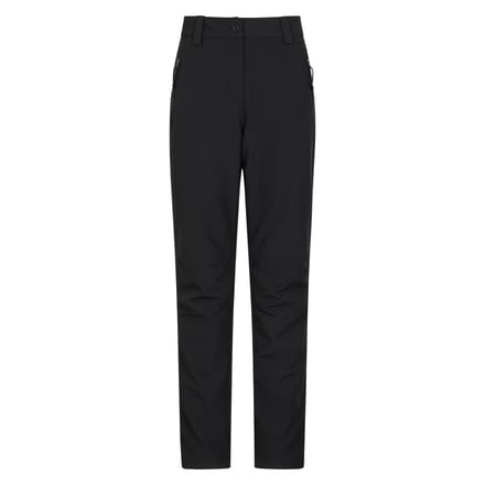 Mountain Warehouse Dames/Dames Arctic II Stretch Fleece gevoerde Reguliere Broek (Zwart)