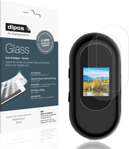 dipos – 2x Matte Pantserfolie geschikt voor Nisanmoon SD10 | 9H Screenprotector