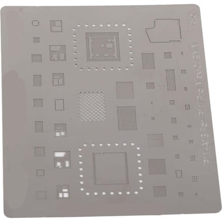 Telefoon CPU BGA Reballing Stencil Reball Rework Sjabloon Scherm voor IPhone 11 Pro Max gray