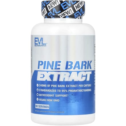 EVLution Nutrition, Extrait d'écorce de pin, 240 mg, 90 gélules végétales