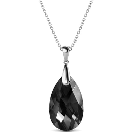 Raindrop hangers - zilver en zwart