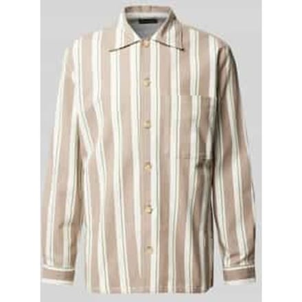 Loose fit overshirt van een stabiele katoenmix