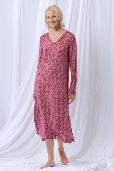 Lords & Lilies slaapkleed dames - roze - 252-50-XDE-Z/978 - maat M