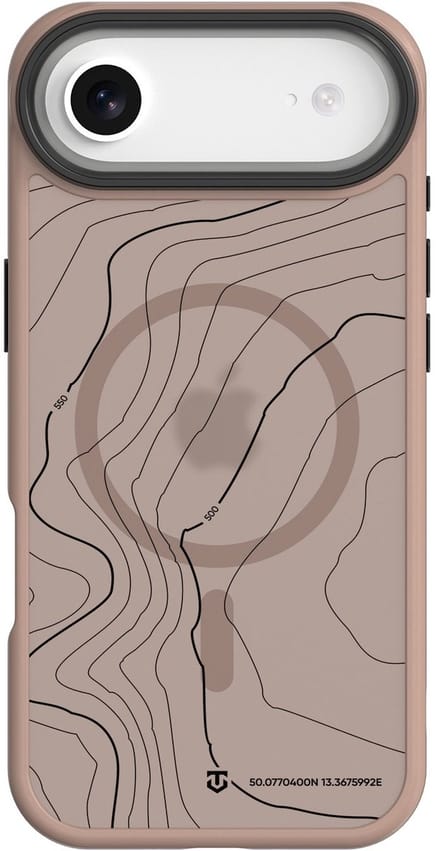 Tactical iPhone Air MagForce Hyperstealth Sika Cover – Hoesje met Losse Klikbare Knoppen – Mocha Mousse