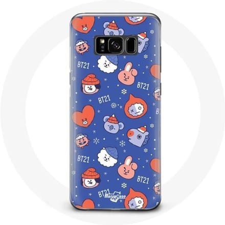 Coque pour Samsung Galaxy S8 BTS Bangtan Sonyeondan BT21 Noël 2023