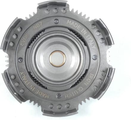 Cloche d'embrayage EVOK pour auto Piaggio Ape 50 2009 à 2017 Pignon 72 dens Iron