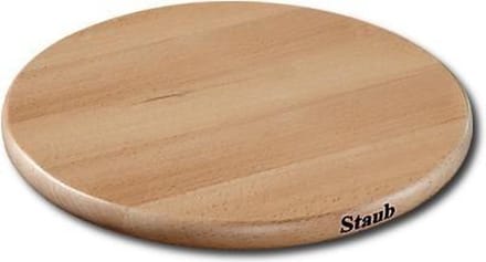 Staub Ronde magnetische onderzetter - hout - 16,5cm