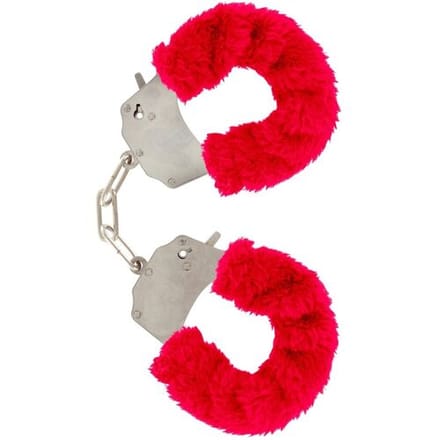 Furry Fun - Handboeien - Red Plush