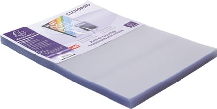 Exacompta Doos 100 transparante PVC kaft 20/100e voor inbinding - A3 - Transparant - 42745E