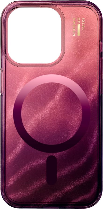 iDeal of Sweden Transparante case MagSafe iPhone 15 Pro Cherry Lacquer
