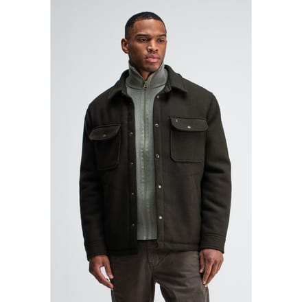 Butcher of Blue Norbu Padded Wool Jacket Mocha Brown Größe: M | Winterjacken Outlet | Herren | Braun