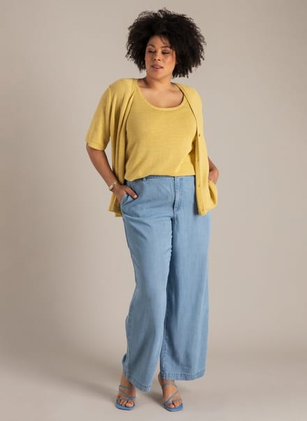 YEST CURVE Jitske Essential Cover ups - Raffia Yellow - maat 2(50)