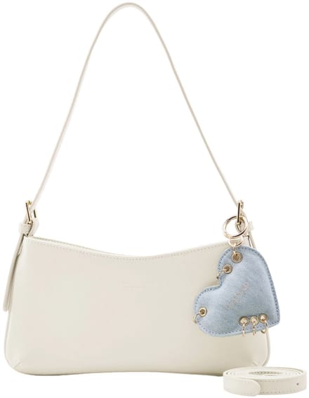 SEIDENFELT MANUFAKTUR schoudertas Tahmela Pouchette Cloudy Beige crème